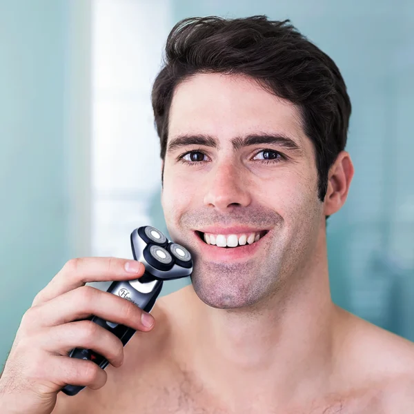 HATTEKER 3in1 Wet Dry Powerful Electric Razor Men Body Beard Hair Trimmer Rechargeable Electric Shaver Face Shaving Machine Kit - Image 14