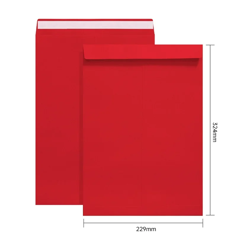 50pcs/lot A4 Envelope Kraft Paper Self Sealing Bag Colour Envelope Document Packaging Bag Business Supplies Stationery - Image 7