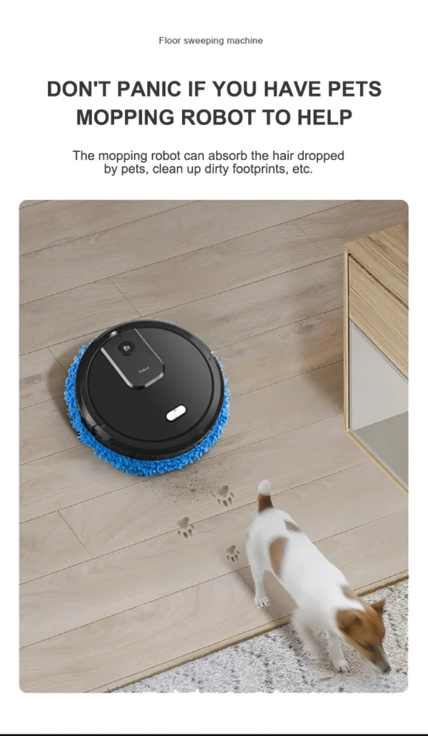 NEW Smart Sweeping and Mop Robot Vacuum Cleaner Dry and Wet Mopping Rechargeable Robot Home Appliance with Humidifying Spray - Image 24