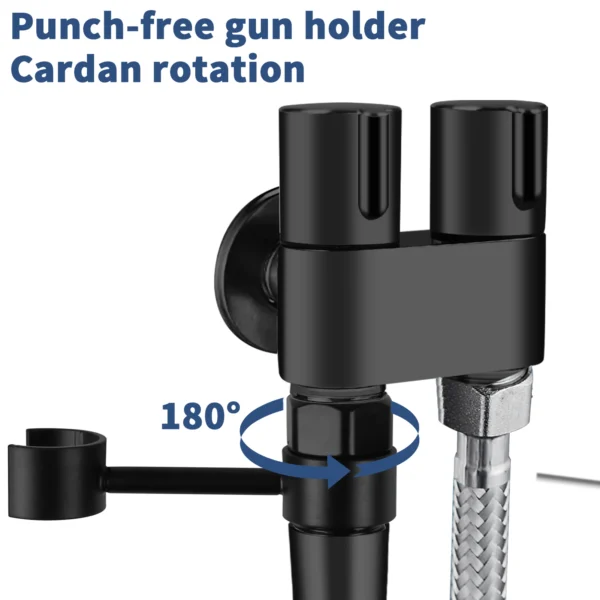 Toilet Handheld Bidet Sprayer Set Stainless Steel Spray Gun For Bathroom Shower Cleaning Personal Hygiene Accessories - Image 12