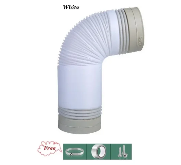 Thickened PVC Smoke Exhaust Pipe Kitchen Extractor Ventilation Tube, Scalable Flexible Duct Bathroom,Fans,∅100-180mmx1.5m,3m - Image 7