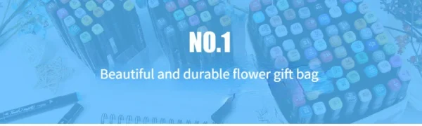 168 Grid with Base Marker Pen Storage Bag Portable Multi-specification Large-capacity Watercolor Pen Box Student Stationery - Image 17