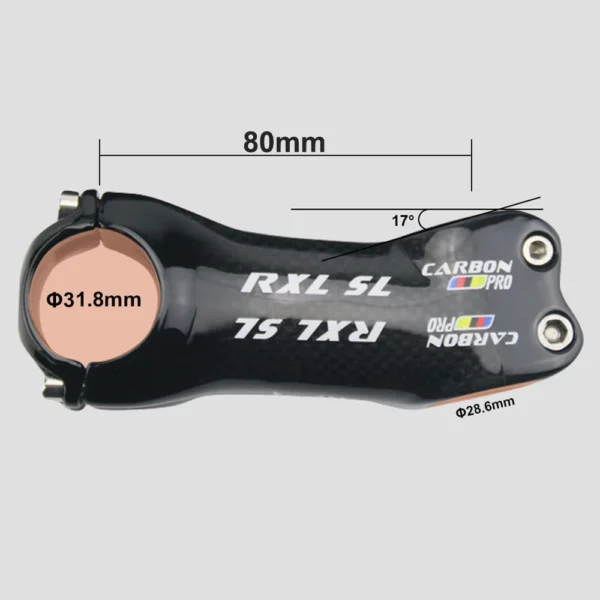 RXL SL Carbon stem 31.8mm 6/17 Degree Road/MTB 3K Gloss Carbon fiber Stems Bike Parts 70/80/90/100/110/120/130 Bicycle Stem - Image 16