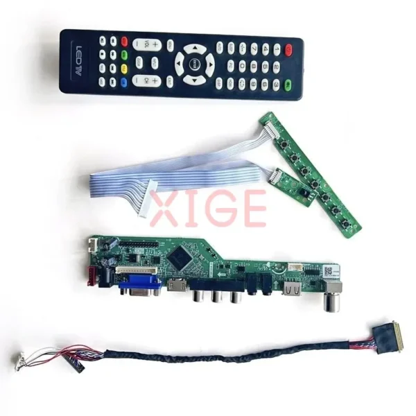 For B156XW02 B156XW03 B156XW04 LCD Controller Driver Board 15.6" 1366*768 Analog TV Laptop Screen LVDS 40Pin Kit VGA+HDMI+AV+USB - Image 9