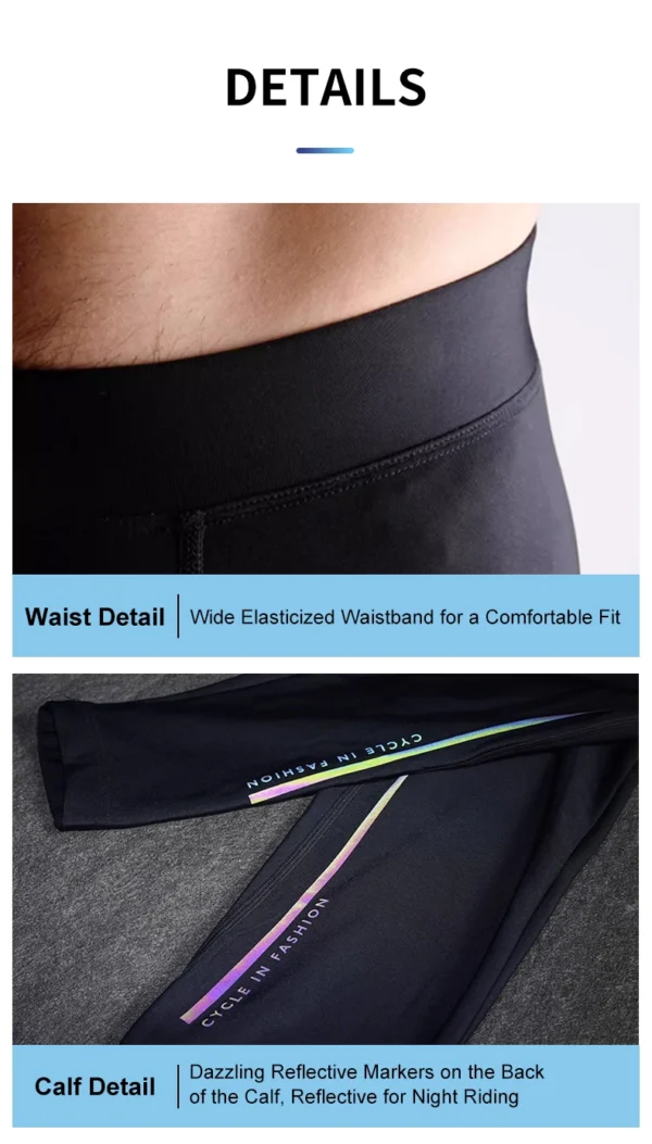 LAMEDA Thermal Fleece Cycling Pants Man Winter Men's Bib Pants Windproof Road Bike Toursers Padded Bicycle Leggings MTB Clothing - Image 19