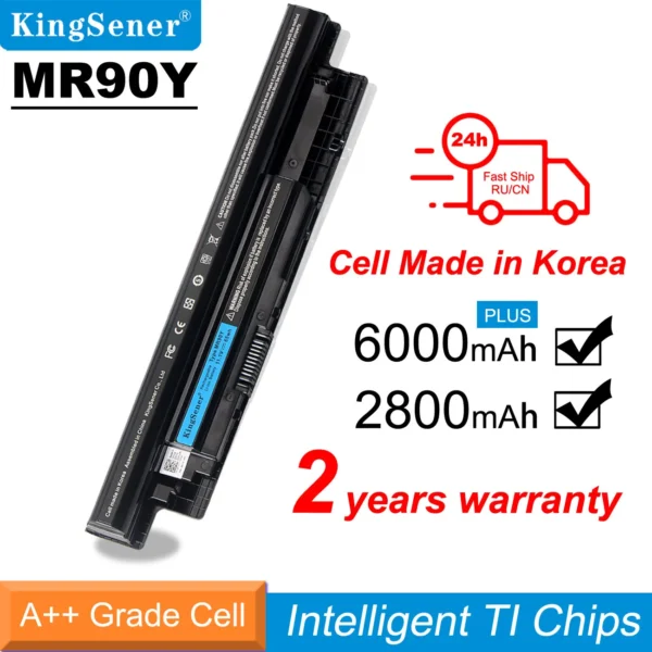 KingSener Korea Cell XCMRD MR90Y Laptop Battery for DELL Inspiron 3441 3442 3443  5721 3521 3437 3537 5437 5537 3737 5737 5421