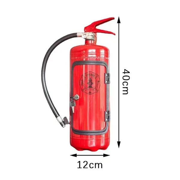 Fire Extinguisher Shape Wine Box Ornaments Mini Bar Wine Cabinet Crafts Decoration Champagne Liquor Storage Box Fireman's Gifts - Image 4