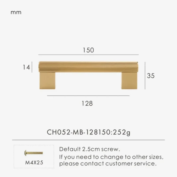 Nurlin Solid Brass New Linear Cabinet Knobs Long T-bar Furniture Wardrobe Drawer Handles Pull Closet Bars Square Feet - Image 24