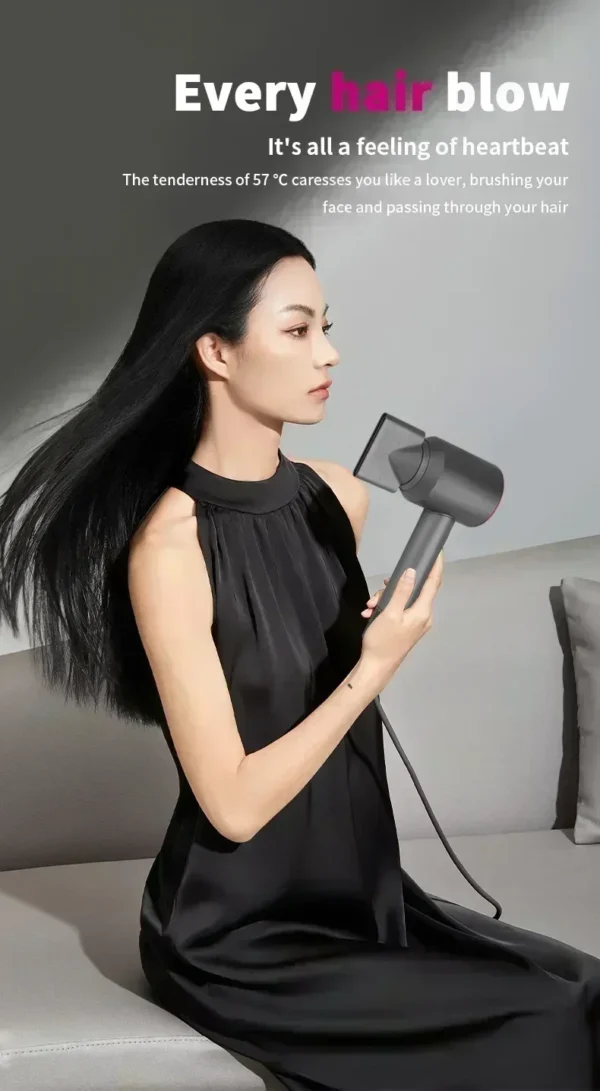 5 in 1 Professional Hair Dryer, with Hot and Cold Air Functionality - Lightweight and Thermostatic Styling Tool for Smooth Hair - Image 18