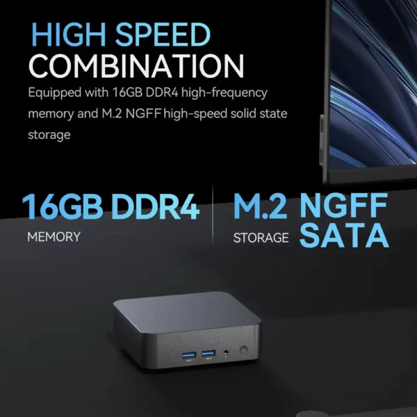 2025 Intel Core i9 8950HK N5095A Mini PC Computer Windows 11 16GB 1TB 2TB 4K Gaming Computer WiFi6 USB Portable Mini Desktop PC - Image 3