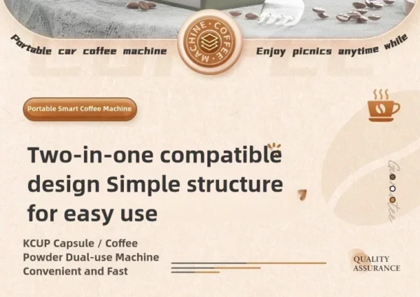 Portable Coffee Maker Electric Capsule Grind Coffee Brewer is suitable for ground coffee and KCUP Capsule coffee capsules - Image 16