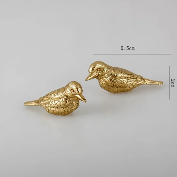 Creative Brass Fortune Bird Knob Drawer Cabinet Door Handles Kitchen Cabinet Shoe Knobs Pure Copper Handles for Furniture Decor - Image 17