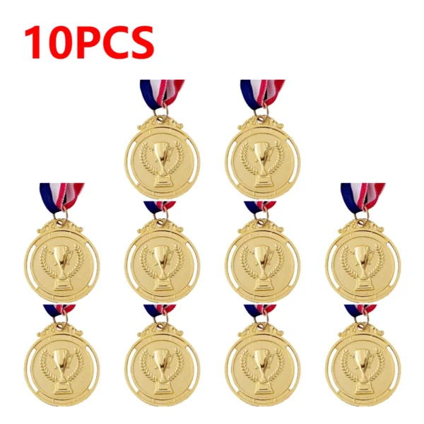 10-50pcs 2" Gold Silver Bronze Award Medal Zinc Alloy Round Winner Medals w/ Neck Ribbon 1st 2nd 3rd Prizes Winner Prize Present - Image 9