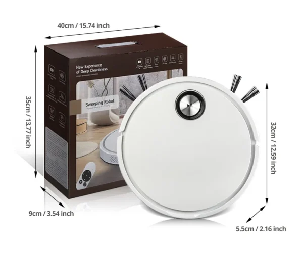 App & Remote Control Robotic Vacuum Cleaner:Household wet and dry sweeping machine with water tank - Image 22