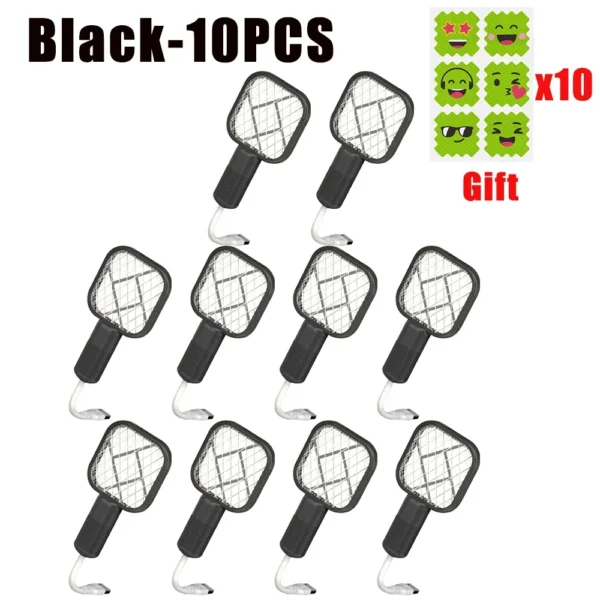 Portable Electric Mosquito Swatter USB Mini Fly Bug Zapper UV Light Mosquito Killer Outdoor Picnic Camping Hotel Pest Repellent - Image 18