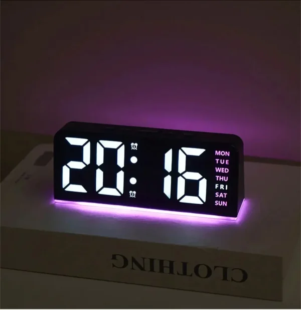 Desk Digital  Bedside Table Alarm Clock Room Bedroom Decoration Timepiece Home Decor Items Interior Accessories Electronic Clock - Image 48