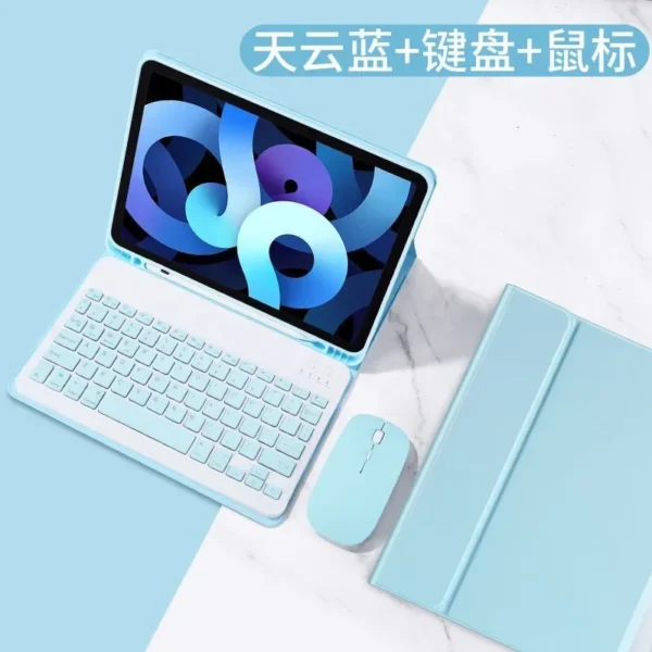 For iPad 10th Generation 10.9 inch 2022 Case with Keyboard Cover Wireless Bluetooth magnetic PU Leather For iPad 10 Case 10.9" - Image 12