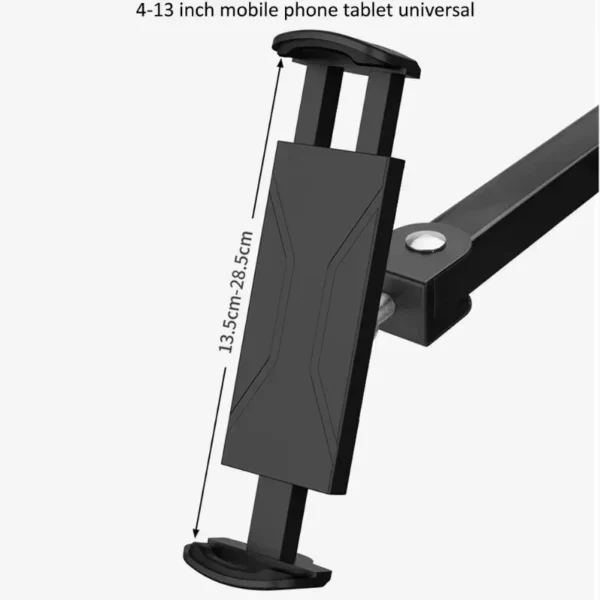 1pcs Wall Mount Tablet Stand Long Arm Stretchable Cell Phone Wall Holder Adjustable Metal Wall IPad Stand for IPhone 4-13 Inches - Image 5