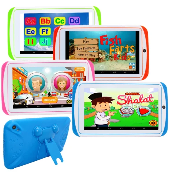 Dropshipping 7 INCH E98 Android 10.0 KID Gift Tablet PC 1GBRAM +16G ROM  With Silicon Bracket Case Dual Camera WIFI - Image 3