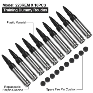 223 Dummy round Practice playing Training bullets 6/12pcs