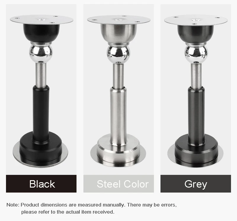 Hydraulic Buffer Door Stopper Stainless Steel Strong Magnetic Doorstop Floor Wall Mount Nail-free Anti-collision Mute Door Touch - Image 37