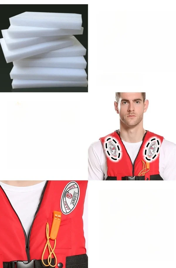 S ,M ,L,XL ,2XL ,3XL Swimming Buoyancy Sea Fishing Life Jacket Outdoor Sports Adult Waistcoat Life Jacket Coated Oxford Cloth - Image 14