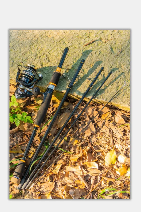 Fishing Rod Reel Combo 1.8 2.1m Carbon Fiber Spinning Rod and 5.2:1 Gear Ratio Spinning Reel Max Drag 8kg for Fresh Saltwater - Image 21