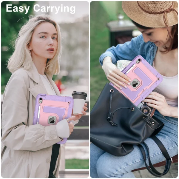 2025 New Kids Heavy Armor Case For Ipad A16 11/10th Generation Air 7 6 5 4 M3 M2 Air11/13inch Mini7/6 7/8/9th Shockproof Funad - Image 18