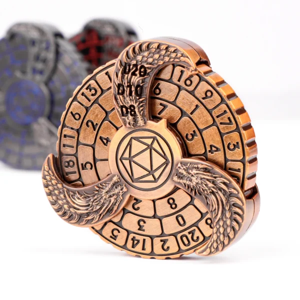 D6 Dice Finger 7-in-1 Spinner Dice Set, Fingertip Gyro Roulette Dice For Dungeons and Dragons DND Compass Dice d & d dice set - Image 13
