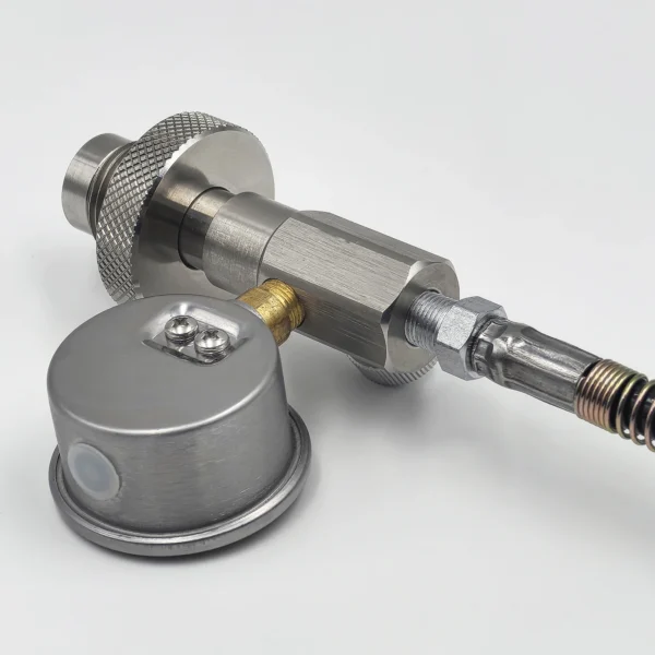 HP Filling Station Chargeing Adapter DIN Connector Big Tank To Small Bottles HPA Scuba Diving With Hose 6000psi/400bar Gauge - Image 17