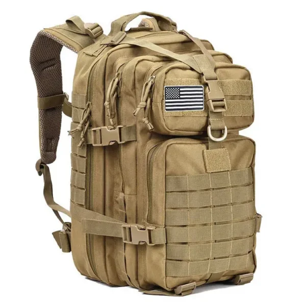 45LTactical Fishing Backpack with Rod Holders - Multifunctional Tackle Bag for Fish Equipment Storage Outdoor Camping Hiking - Image 25