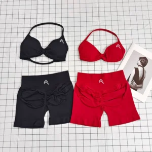 2025 Oneractive New More Dopamine Cycling Suit Sports Brand Fashion Women's Yoga Pilates Vest Hip Lift Shorts Breathable