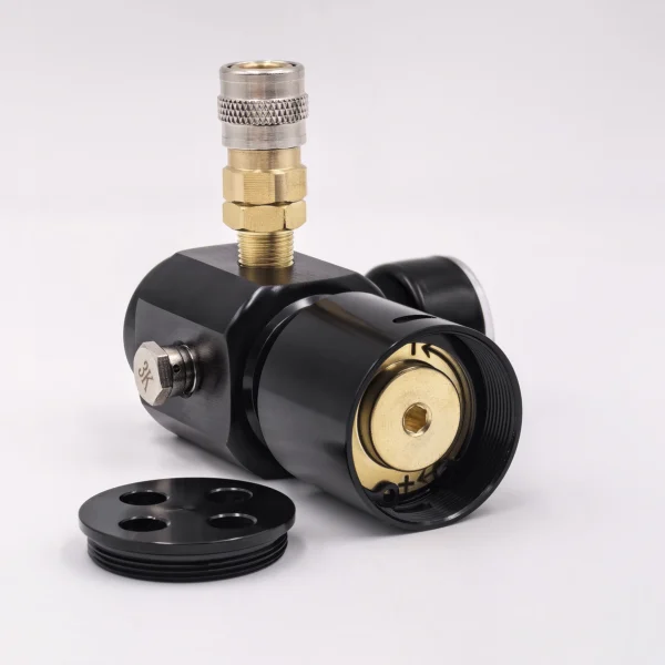 Regulator 0-150psi Ouput Portable Micro CO2 Regulator for Pneumatic Tools Nailers Staplers Caulking Guns G1/2-14 & 0.825-14NGO - Image 3