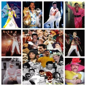 1PCS Icons Freddie Mercury Rock Full Round/Square drill 5D DIY Diamond Painting Art Mosaic Home Decor Gifts frameless