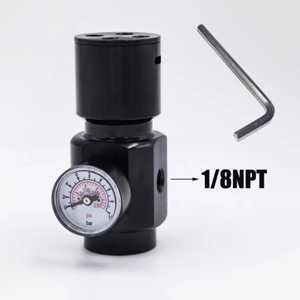 Regulator 0-150psi Ouput Portable Micro CO2 Regulator for Pneumatic Tools Nailers Staplers Caulking Guns G1/2-14 & 0.825-14NGO - Image 7