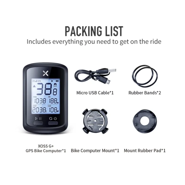 XOSS G plus G+ Bike GPS Bicycle Computer Wireless Speedometer Waterproof Cycling gps Cycle Computer Bicycle Speedometer Odometer - Image 6