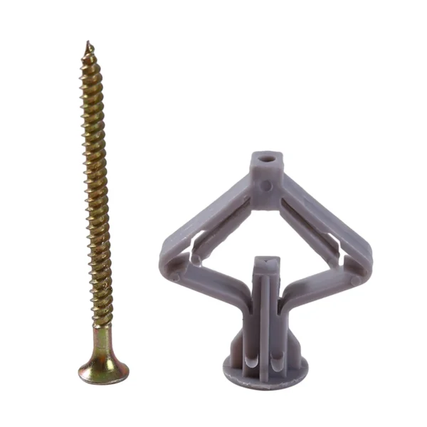 50/100pcs Plastic Toggle Anchor With Screw M4 Curtain Drywall Wall Cable Plug Aircraft Expansion Pipe Anchor Bolt Accessories - Image 18