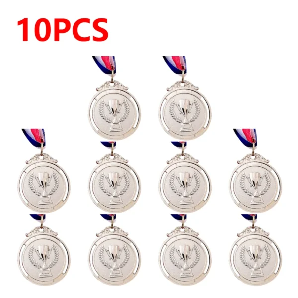 10-50pcs 2" Gold Silver Bronze Award Medal Zinc Alloy Round Winner Medals w/ Neck Ribbon 1st 2nd 3rd Prizes Winner Prize Present - Image 10