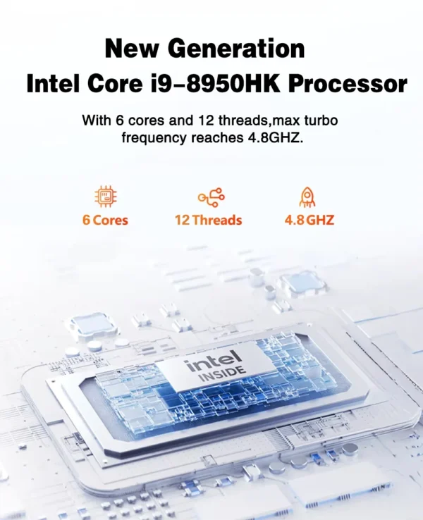 Portable Mini PC Windows 11 Intel Core i9 8950HK Celeron N5095 Pc Gaming Computer 16GB DDR4 1TB 2TB SSD WiFi 6 Desktop Pc Gamer - Image 11