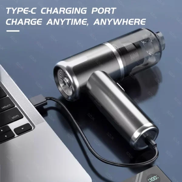 SZUK 148000PA Car Vacuum Cleaner Strong Suction Cordless Handheld Cleaning Machine Wireless Mini Portable Vacuum Cleaner for Car - Image 6