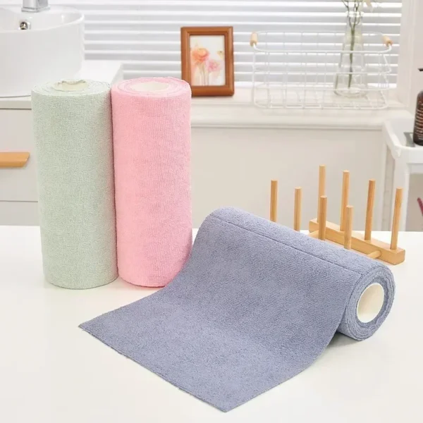 20-60pcs Microfiber Dish Cloths Multi Purpose Dishwashing Towels For Tableware Double Sided Cleaning Rags Kitchen Accessories - Image 2