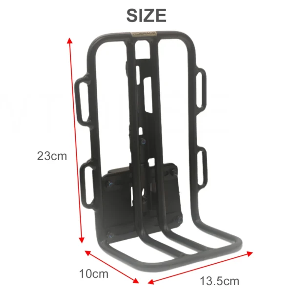 TWTOPSE Bicycle Bag Holder For Brompton 3SIXTY PIKES Folding Bike Aluminum AlloyBag Rack Holder Frame Parts Accessory - Image 3