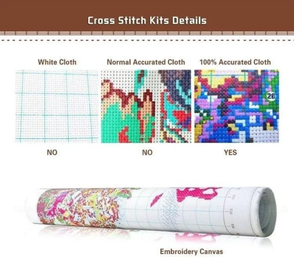 11CT 9CT Four Seasons Embroidery DIY Printed Kits Cross Stitch Thread Needlework Sets Home Decor Crafts Handmade New - Image 6