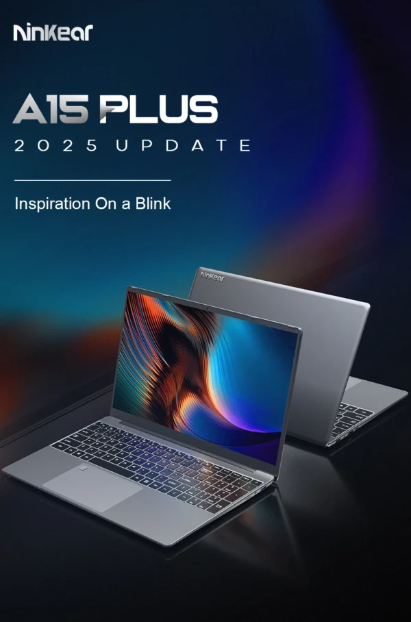 Ninkear A15 Plus Gaming Laptop AMD Ryzen™ 7 5825U 4.5Ghz 15.6' FHD IPS 32GB DDR4 1TB SSD Backlit Keyboard Fingerprint Unlock - Image 7