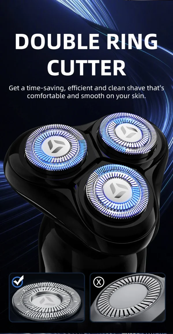 ENCHEN Electric Shaver Professional Wet and Dry Use Razor Hair Trimmer Portable Shaver Reciprocating Shaving Machine Man Mocha S - Image 12