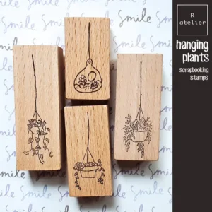 Indoor Plants Hanging Plant Stamp, Stamp Scrapbooking, Plant, Green Life, Diary Decoration, Daily Life, Wooden Stamps