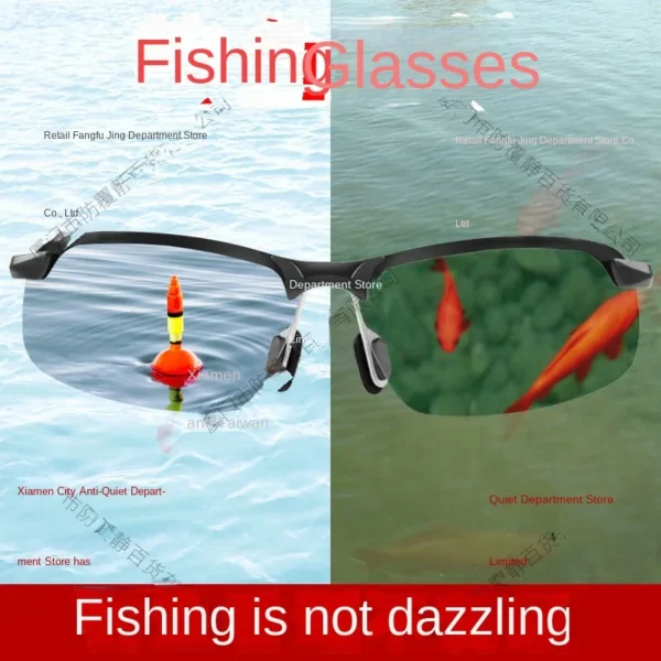 Polarized Glasses Fisher Men's Fishing Glass Fish Watching Underwater Artifact Fishings - Image 3