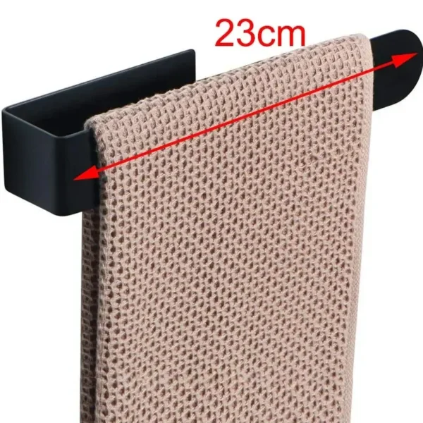 Towel Rack Non-punched Towel Rack Bathroom Rack Self-adhesive Bathroom Kitchen Towel Hand Towel Rack Household Items - Image 7