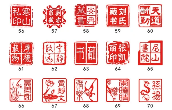 Clear Name Stamps Customized Resin Name Seal Artist Painting Hard Pen Calligraphy Stamp Children Chinese Name Carving Gift Seal - Image 26