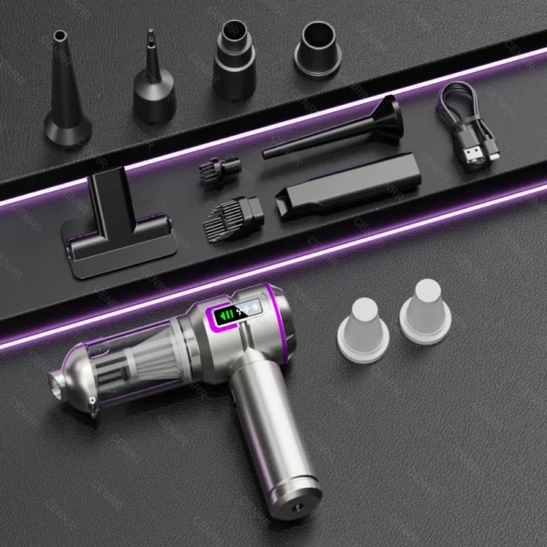 New Car Vacuum Cleaner 998000PA Mini Cordless Powerful for Home Handheld Blower Car Cleaner Portable Car Vacuum Cleaner - Image 9